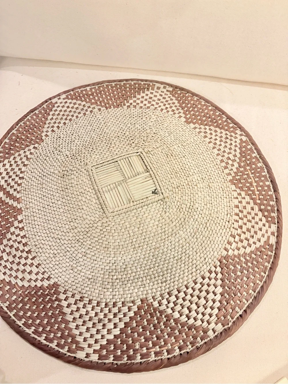 One of a Kind! NEW Woven Basket. Made by Binga people of Zambia Zimbabwe Africa